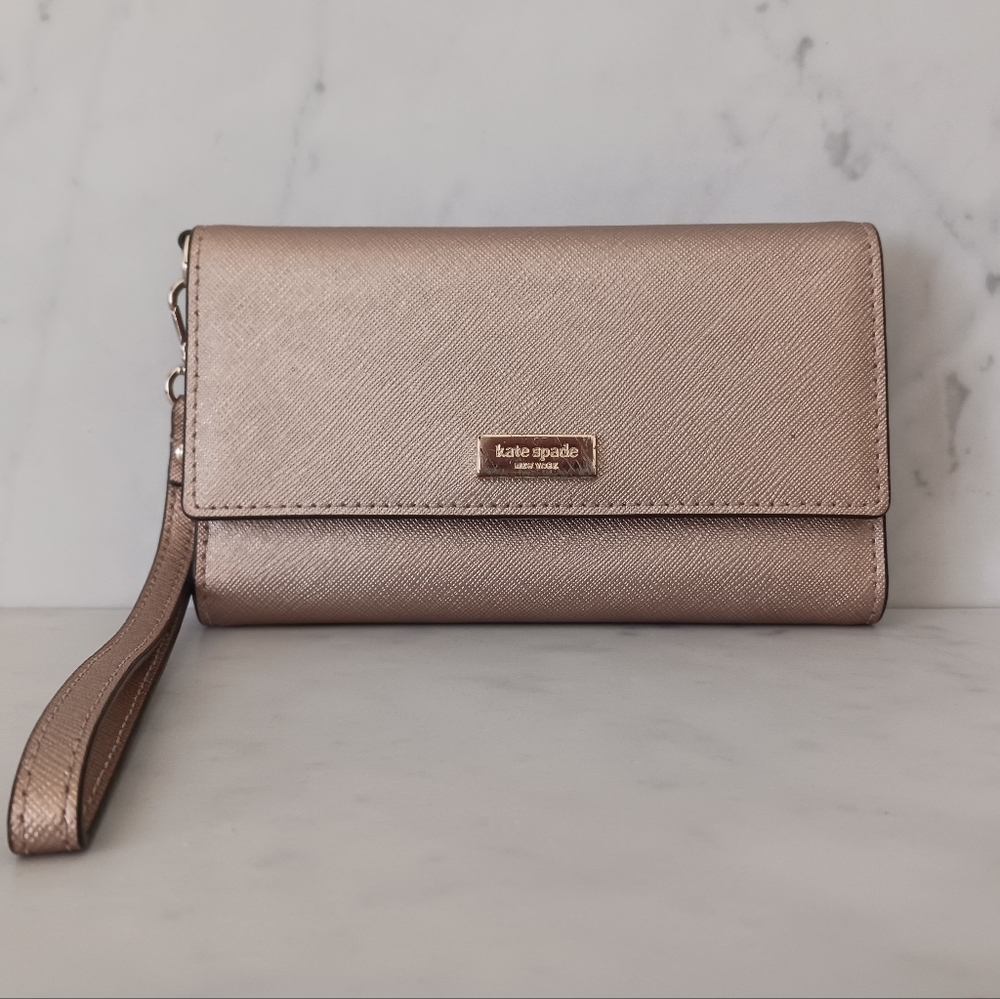 Kate Spade Rose Gold Wristlet